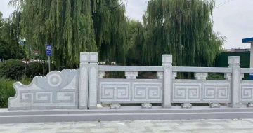 泉州 芝麻灰桥栏杆、河道栏杆安装效果