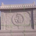 泉州 芝麻白花岗岩屏风，照壁，影壁
