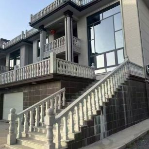 泉州 芝麻白别墅阳台栏杆，楼梯栏杆
