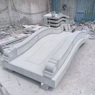 泉州 芝麻灰花岗岩园林景观 小石桥