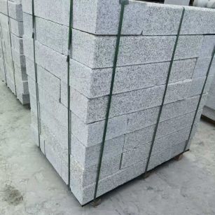 泉州 芙蓉白火烧两面路沿石