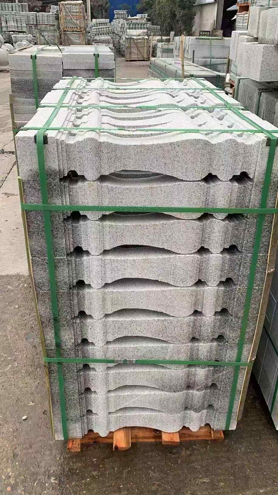 泉州 芝麻白方形拉丝面，栏杆花瓶柱