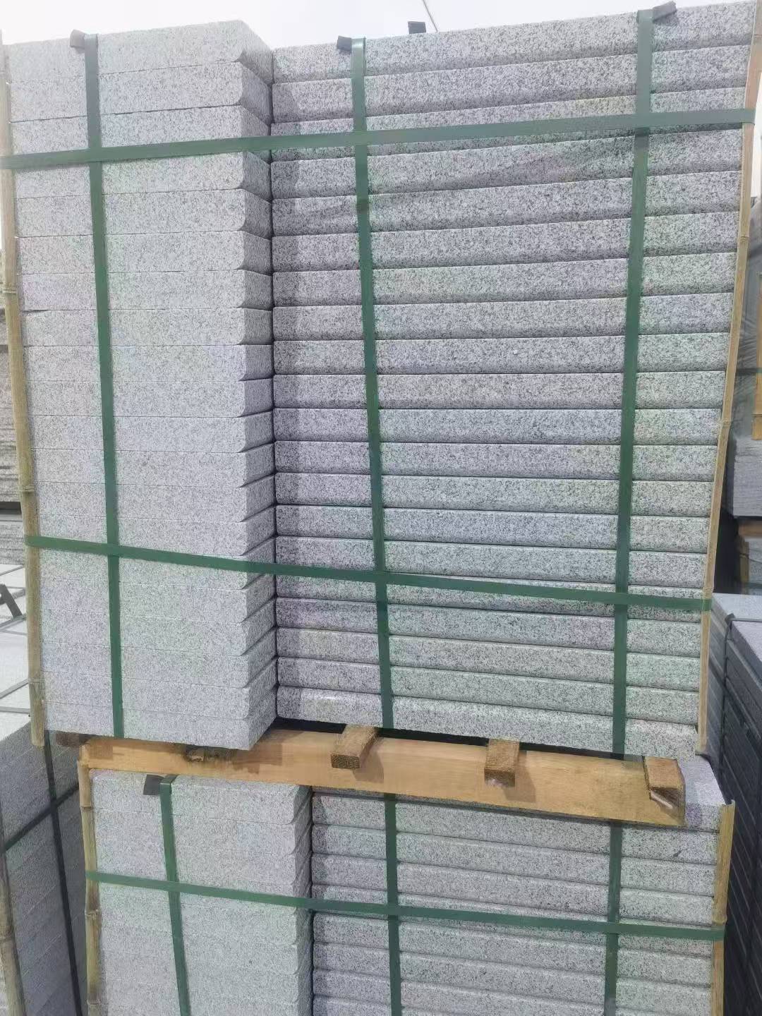 泉州 5公分芝麻白，倒斜角，室外楼梯踏步