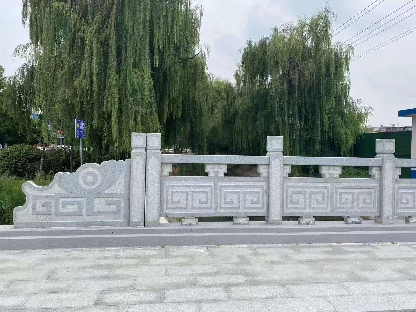 泉州 芝麻灰桥栏杆、河道栏杆安装效果