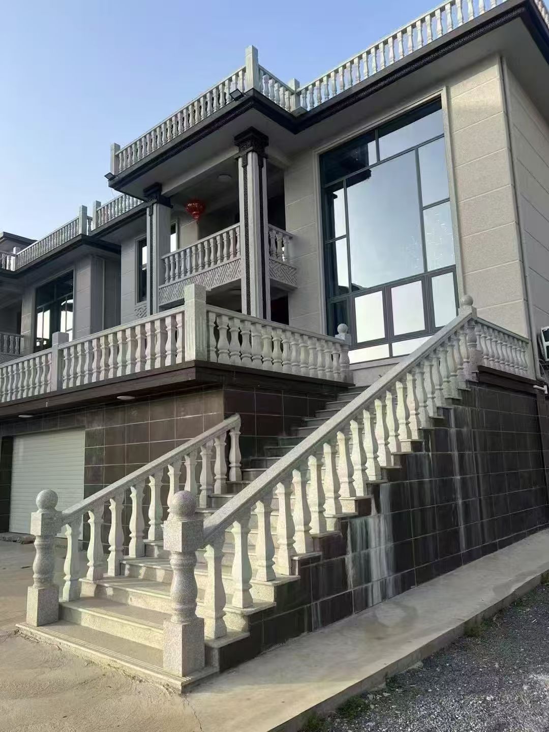 泉州 芝麻白别墅阳台栏杆，楼梯栏杆