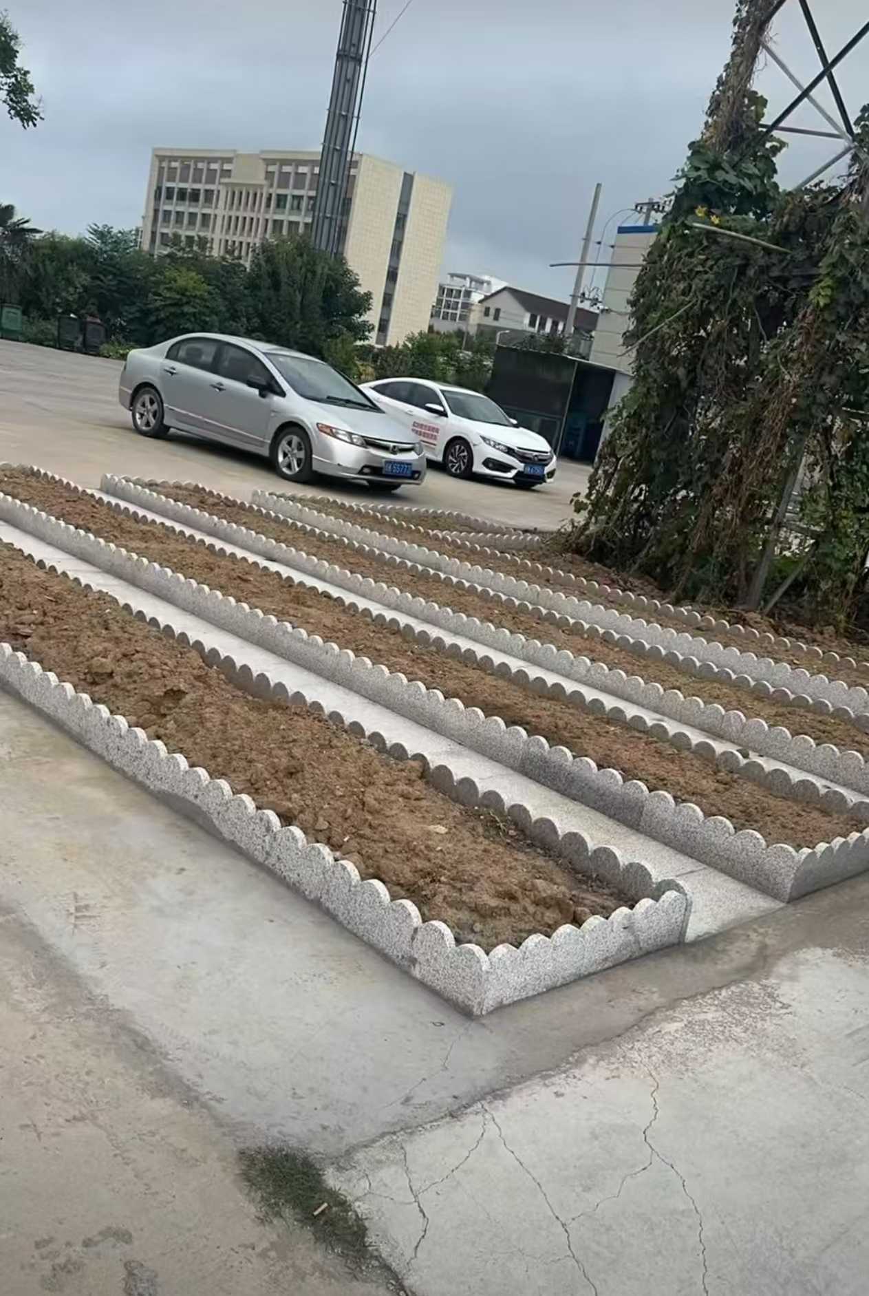 泉州 花边石、花围石、花园石安装效果