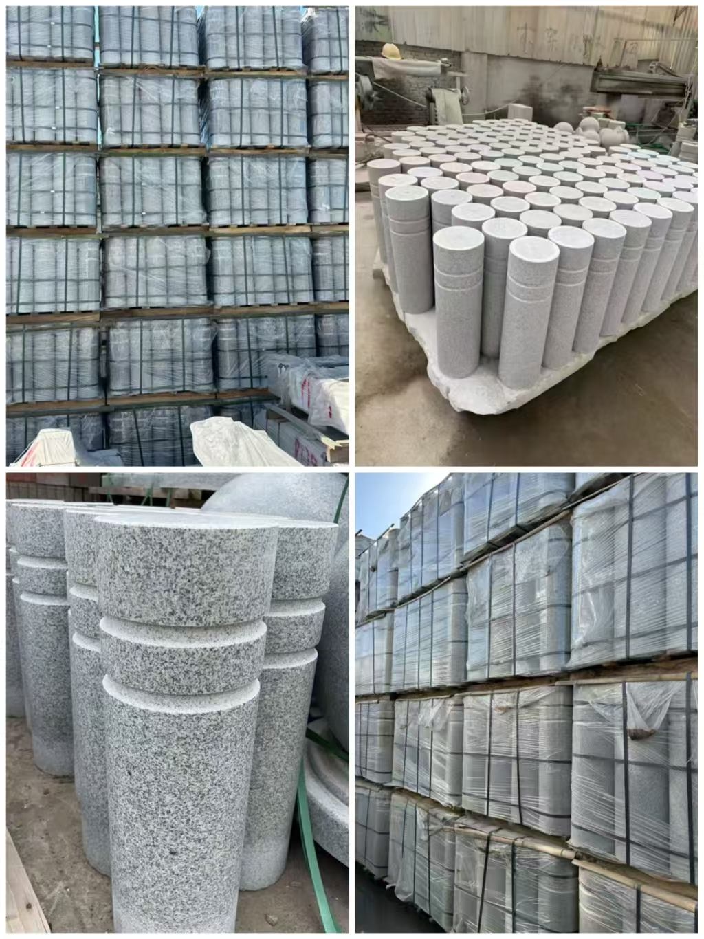 泉州 芝麻白花岗岩挡车柱、隔离柱多少钱